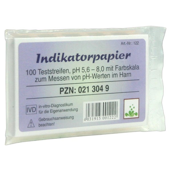 Indikatorpapier Teststreifen 100 St