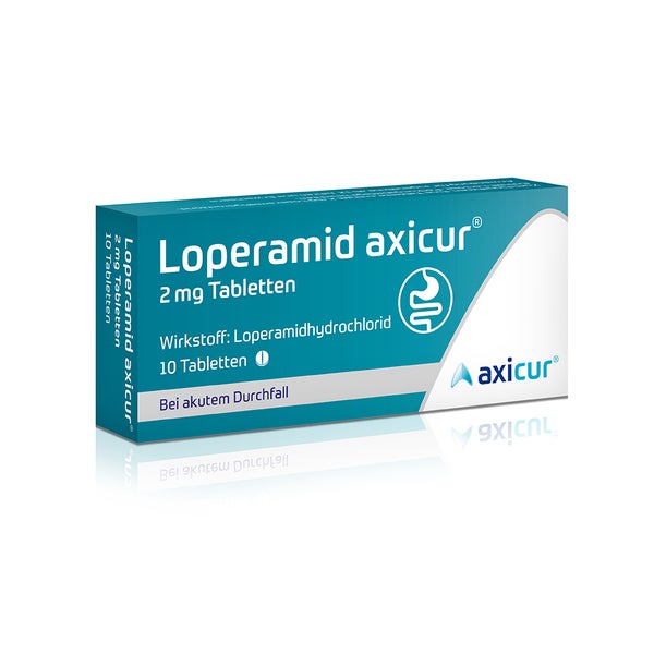 Loperamid axicur 2 mg 10 St