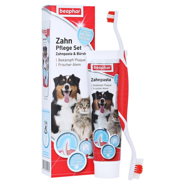 Beaphar Zahnpflege-set Zahnpasta & Bürst 100 g