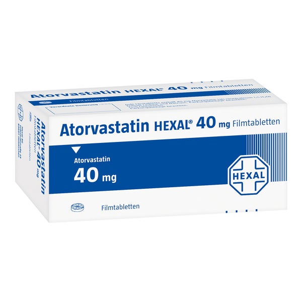 Atorvastatin Hexal 40 mg Filmtabletten 100 St