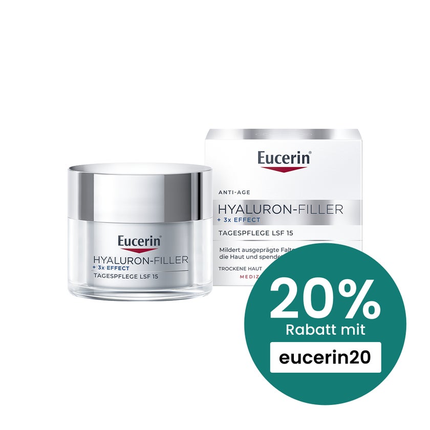 Eucerin Hyaluron-Filler + 3x Effect Tagespflege LSF 15 Trockene Haut 50 ml
