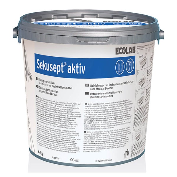 Ecolab Sekusept aktiv Instrumentendesinfektion - 6 kg 6 kg