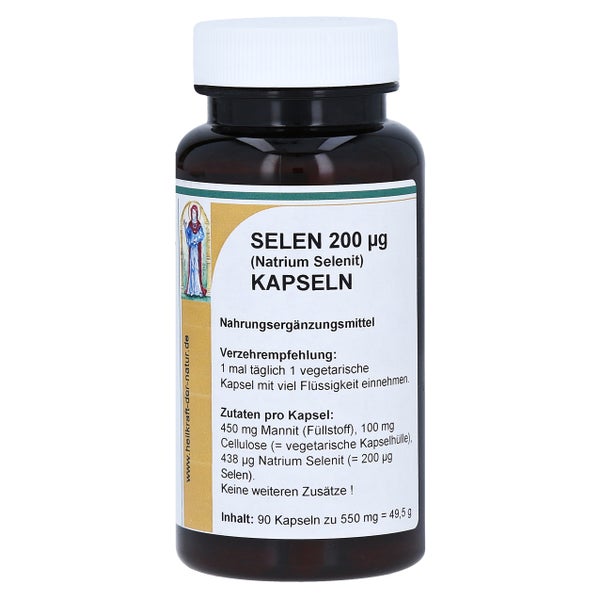 Selen 200 µg Natriumselenit Kapseln 90 St