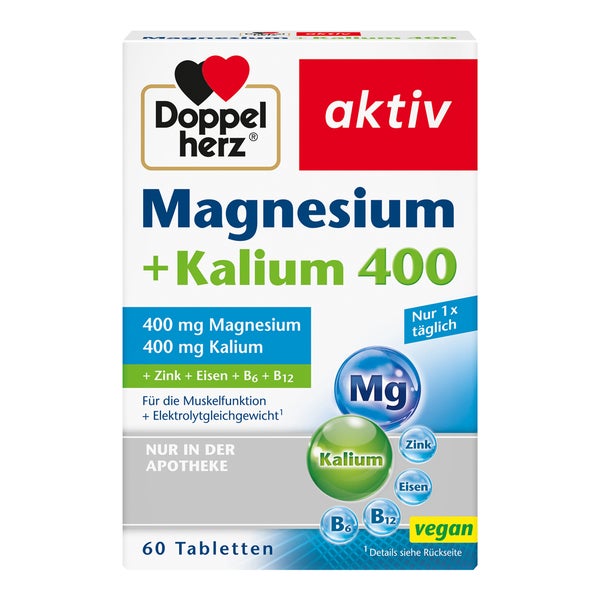 Doppelherz Magnesium + Kalium 60 St