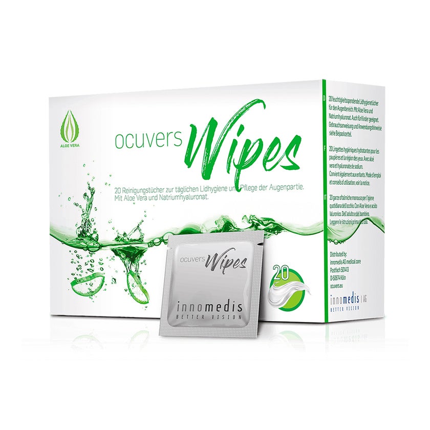 Ocuvers Wipes Lidrandpflege 20 St