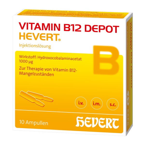 Vitamin B12 Depot Hevert Ampullen 10X2 ml