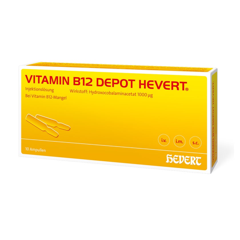 Vitamin B12 Depot Hevert Ampullen 10X2 ml