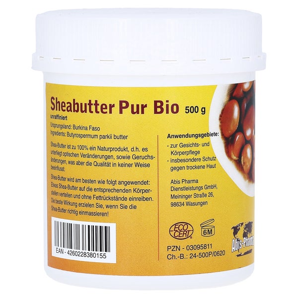 Sheabutter Bio Pur unraffiniert Creme 500 g