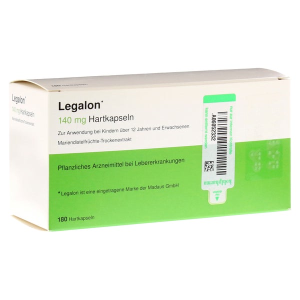Legalon 140 Hartkapseln - Reimport 180 St