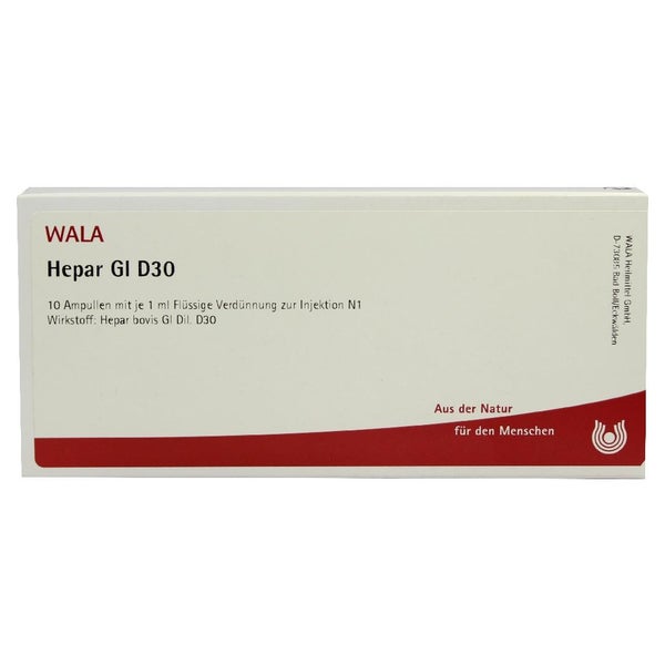 Hepar GL D 30 Ampullen 10X1 ml