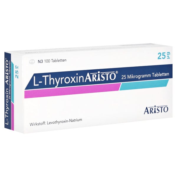 L-thyroxin Aristo 25 Mikrogramm Tablette 100 St