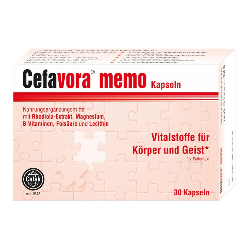 Cefavora memo Weichgelatinekapseln 30 St