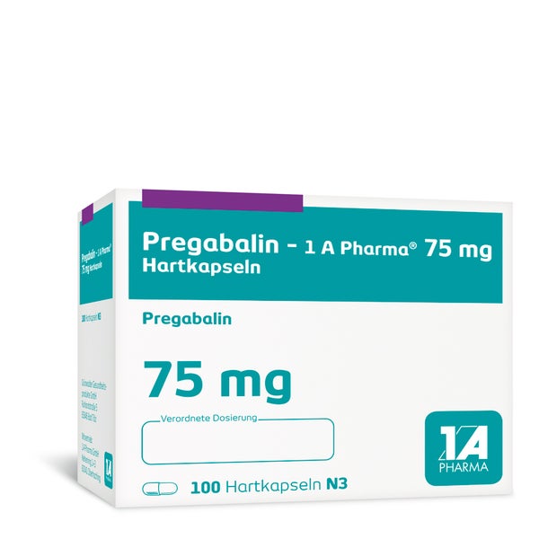 Pregabalin-1a Pharma 75 mg Hartkapseln 100 St