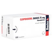 Clopidogrel Basics 75 mg Filmtabletten 100 St