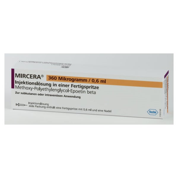 MIRCERA 360 Mikrogramm/0,6 ml Inj.-Lsg.i.e.F.-Sp. 1 St