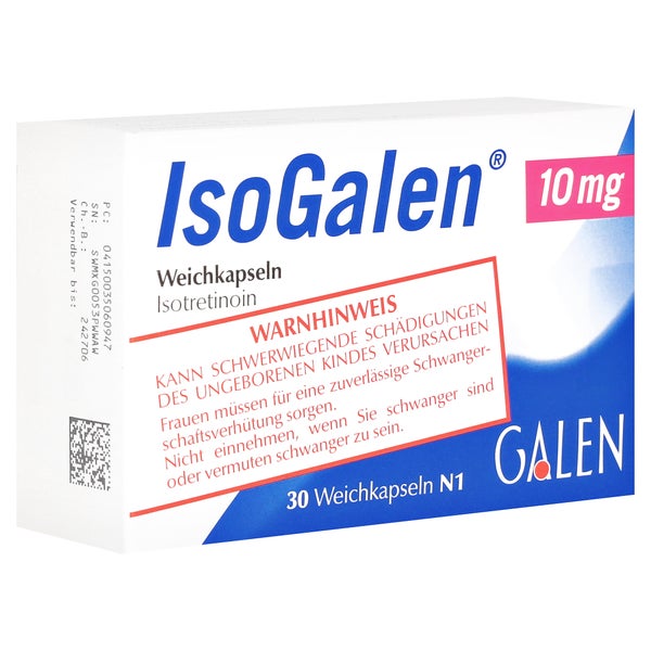 Isogalen 10 mg Weichkapseln 30 St