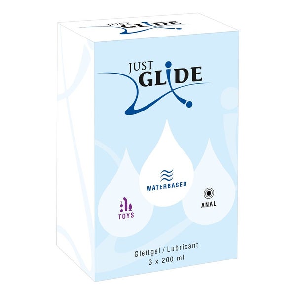 Gleitgel Set 3 x 200 ml Wasserbasis vegan (0.6 l) 3X200 ml