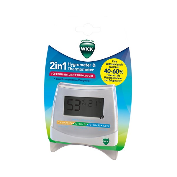 Wick HYGROMETER + THERMOMETER 2IN1 (W70V1) 1 St