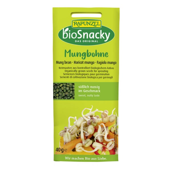 Biosnacky Sprossensamen Mungbohnen 40 g