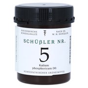 Produktabbildung: Schüssler NR.5 Kalium phosphoricum D 6 T 1000 St