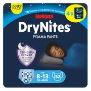 Huggies DryNites Nachtwindeln Jungen 8-13J., 52St. 52 St