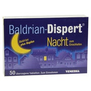 Produktabbildung: Baldrian Dispert Nacht 50 St