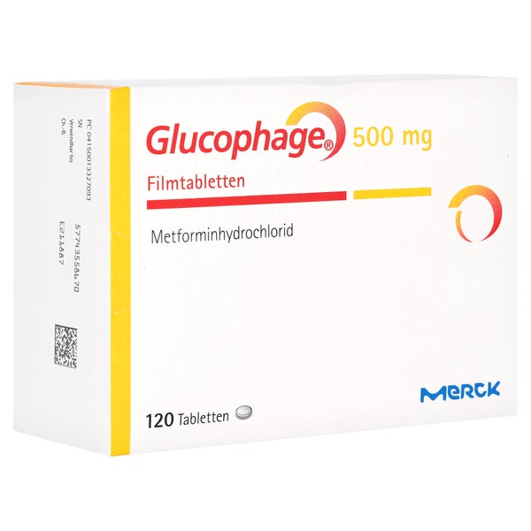Glucophage 500 mg Filmtabletten 120 St