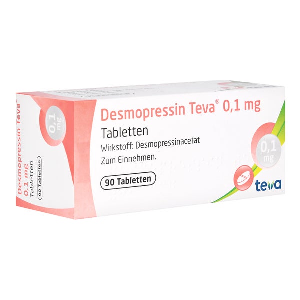 Desmopressin Teva 0,1 mg Tabletten 90 St