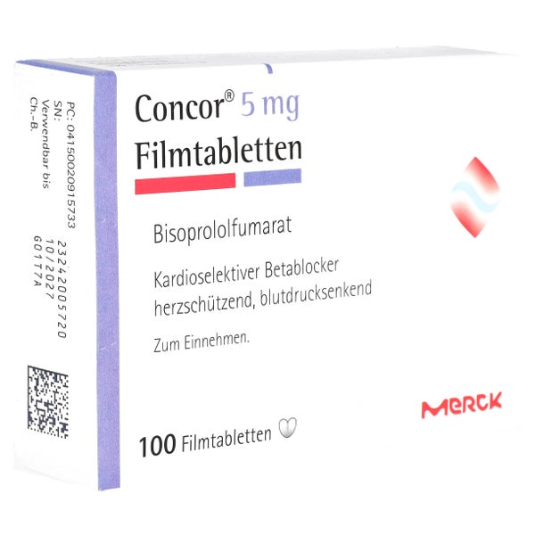 Concor 5 mg Filmtabletten 100 St