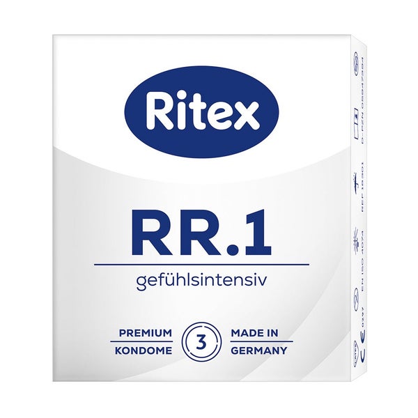 RR.1 gefühlsecht ohne Latexgeruch 3 Kondome (3 Kondome) 3 St
