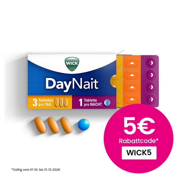 WICK DayNait Filmtabletten Tag & Nacht 16 St