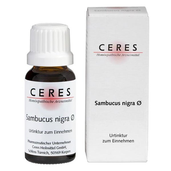 Erfahrungen zu Ceres Sambucus Nigra Urtinktur 20 ml | medpex