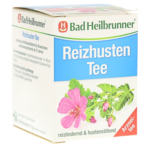 BAD Heilbrunner Reizhusten Tee Filterbeu 8X1,8 g