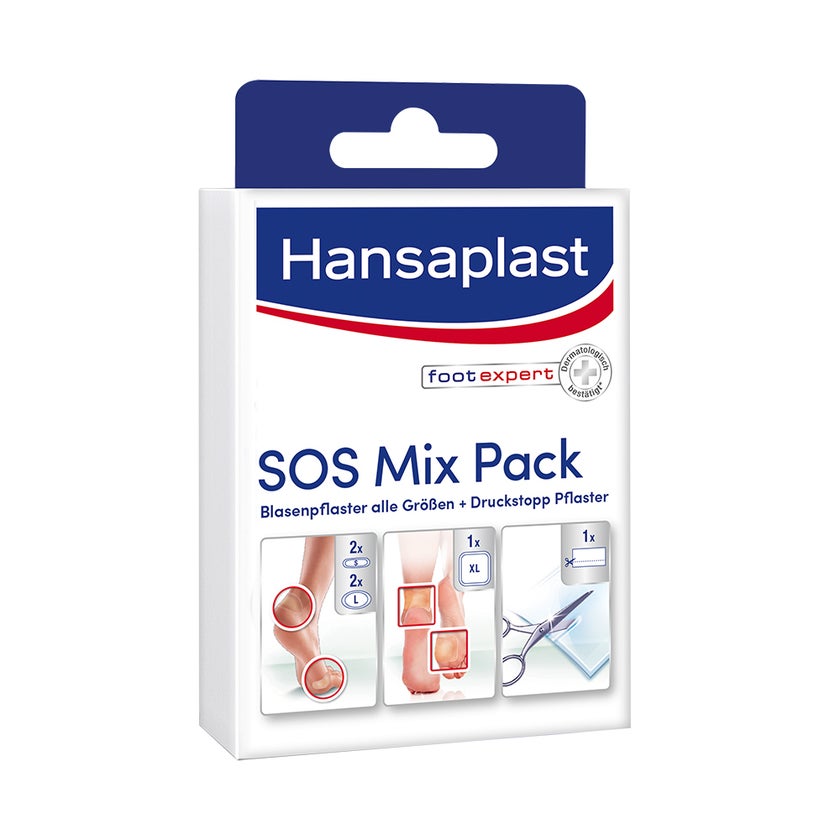 Hansaplast Blasenpflaster SOS Mix Pack 6 St