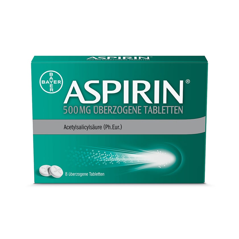 Aspirin 500 mg 8 St