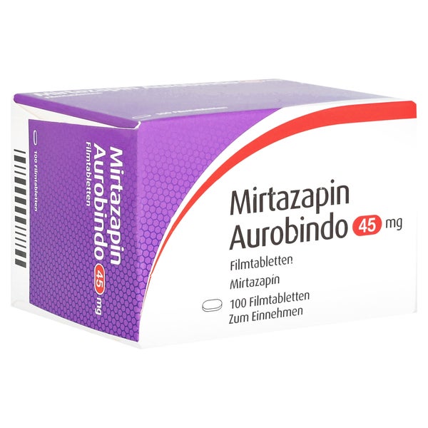 MIRTAZAPIN Aurobindo 45 mg Filmtabletten 100 St