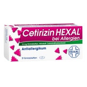 Produktabbildung: Cetirizin HEXAL Allergietabletten 7 St