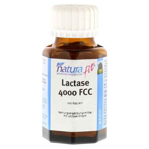 Naturafit Lactase 4.000 FCC Kapseln 100 St