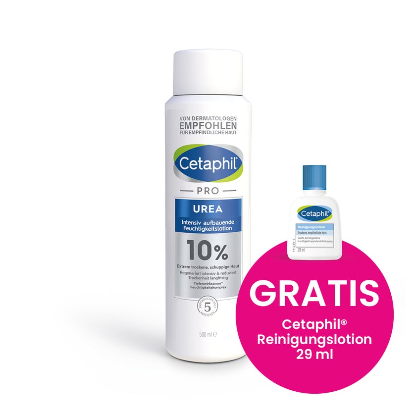 Cetaphil PRO Urea 10% Intensiv aufbauende Feuchtigkleitslotion 500 ml