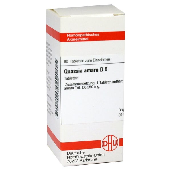 Quassia D 6 Tabletten 80 St