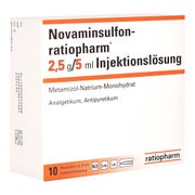 NOVAMINSULFON-ratiopharm 2,5 g/5 ml Inj.-Lsg.Amp. 10 St