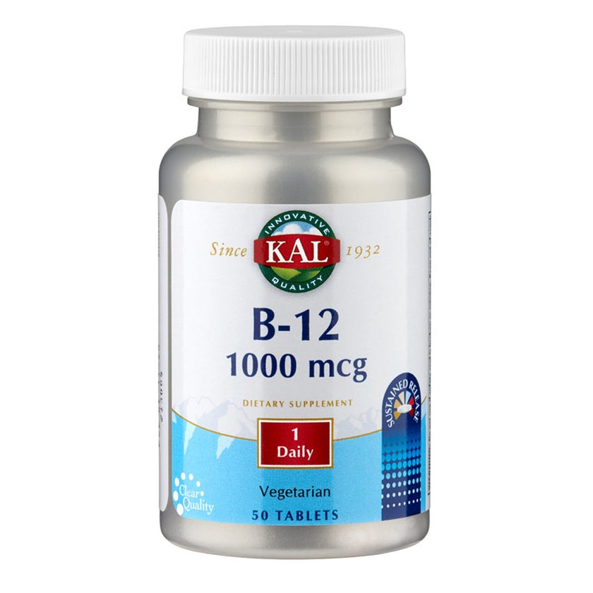 KAL Vitamin B12 1000 mcg 50 St