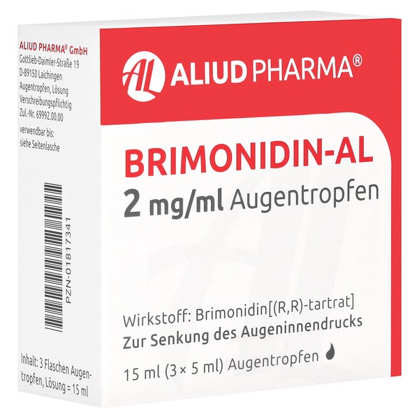 Brimonidin-al 2 Mg/ml Augentropfen 3X5 ml