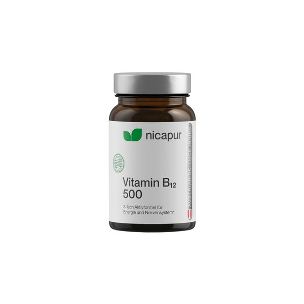 Nicapur Vitamin B12 500 Kapseln 60 St