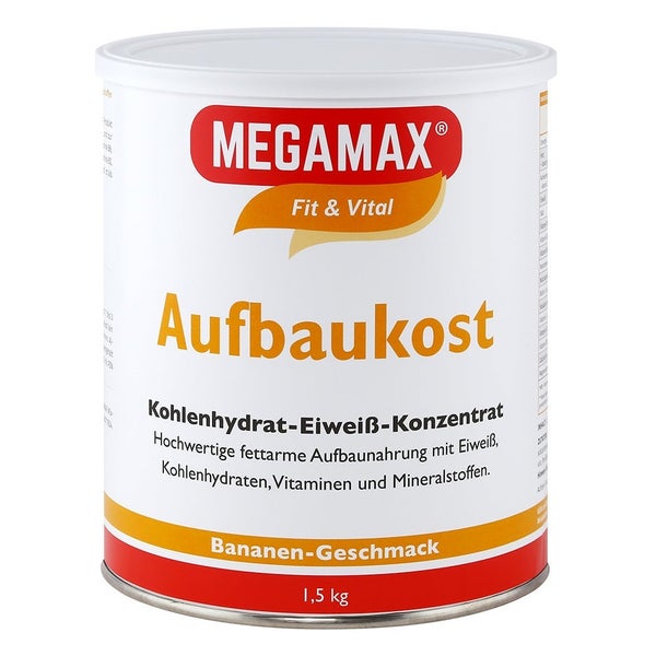 MEGAMAX® Aufbaukost Banane 1,5 kg