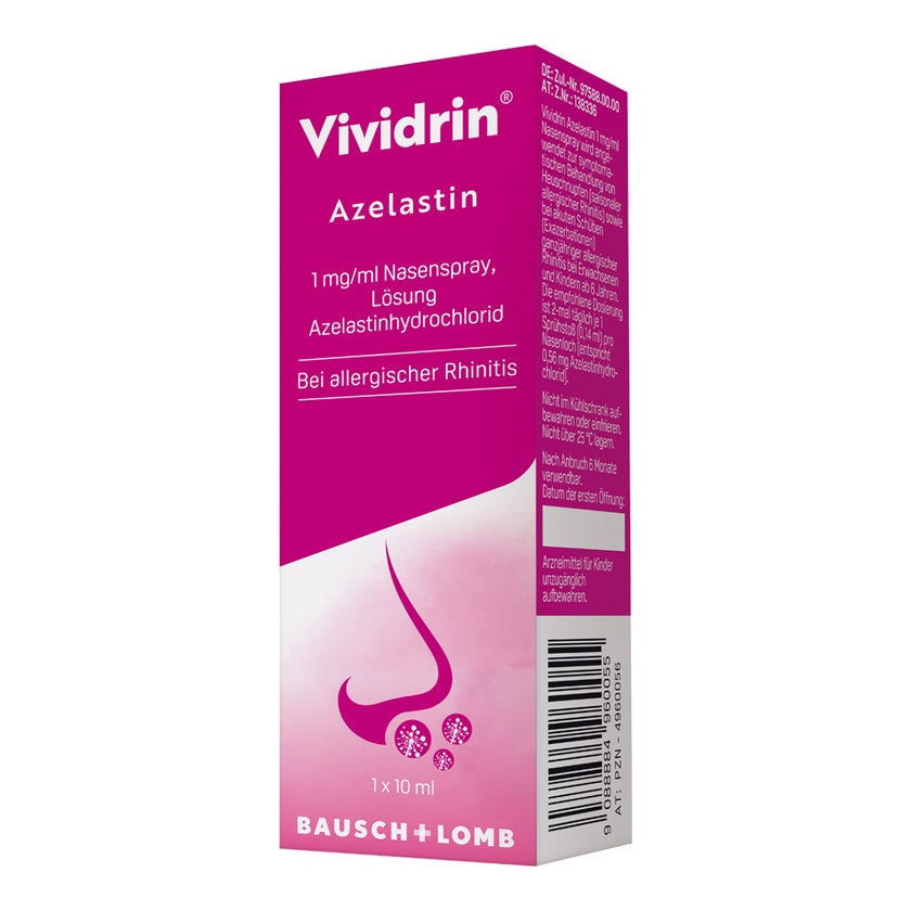 Vividrin Azelastin Nasenspray Akuthilfe 10 ml