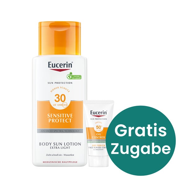 Eucerin Sun Sensitive Protect Lotion Extra Leicht LSF 30 150 ml