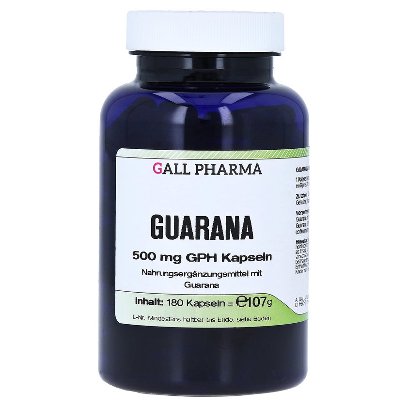 Guarana 500 mg GPH Kapseln 180 St