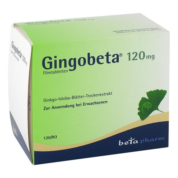 Gingobeta 120 mg Filmtabletten 120 St