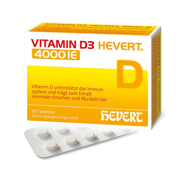 Vitamin D3 Hevert 4.000 I.E. Tabletten 90 St